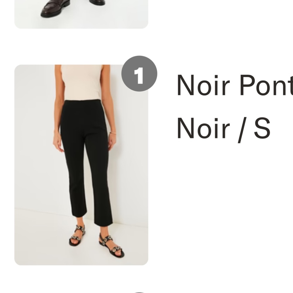 Tuckernuck Black Cropped Women's Pants